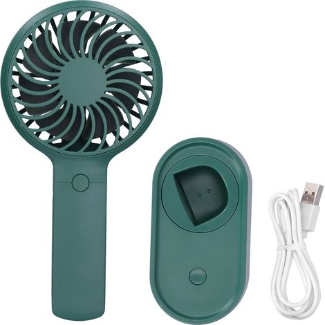 Tragbarer Tischventilator mit 90°-Oszillation und 3 Geschwindigkeitsstufen – für Zuhause, Büro und Reisen (1/5)