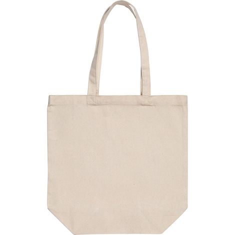 Sac En Coton - Sac Réutilisable Pour Courses - Toile De Coton Naturel - 38 X 42 Cm - Lot De 2 (1/5)