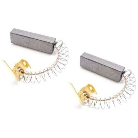2x Balais de charbon pour moteur 6,5x10x30mm compatible avec Midea aspirateur aspirateur