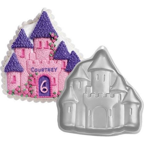 Moule à pâtisserie château 3D Moule à pâtisserie château de princesse (1/4)