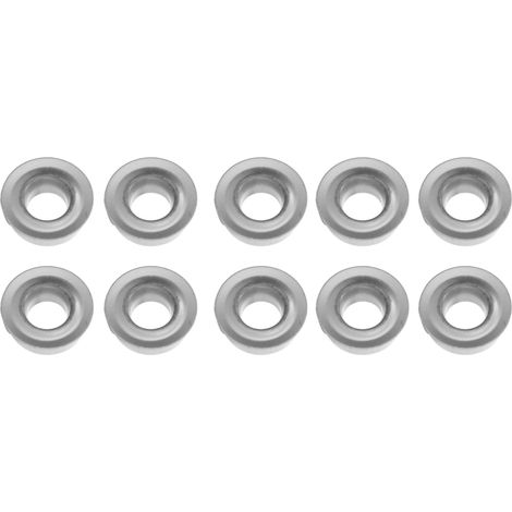 10 Pièces Plaquette de Tournage Carbure Fraise CNC Revêtue Indexable Outil de Coupe Tour avec Boîte de Rangement Industriel (1/5)