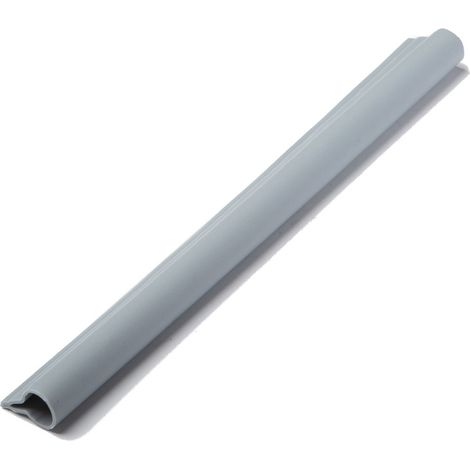 TAMS® 10 Stück Klemmschienen für Sichtschutzstreifen 19 cm Hellgrau (1/5)