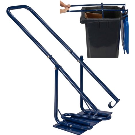 Compacteur manuel en acier pour poubelles ménagères (1/5)