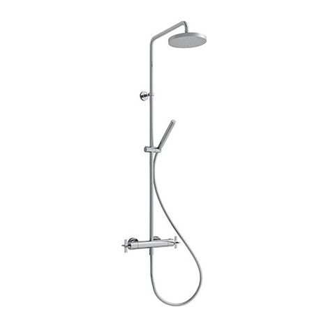 Colonne De Douche Cross Road Thermostatique Complete Chrome Robinetterie CROSS ROAD - CRISTINA ONDYNA CR48651