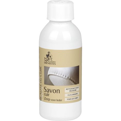 Les Anciens Ebenistes – Savon cuir 250ml – Nettoyage doux et nourrissant – Soin des cuirs délicats – Pour blousons, chaussures, fauteuils, sacs (1/3)