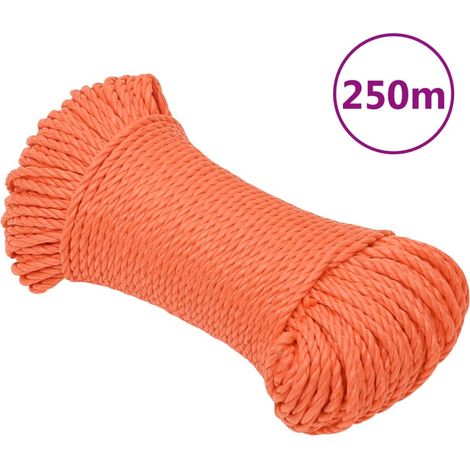 Arbeitsseil Orange 8 mm 250 m Polypropylen