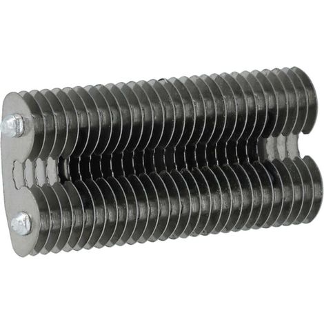 Accessori per Rasoi Elettrici vhbw 2x Scherteil Compatibili Remington DA407, DA557, Folie + Messerblock, Nero/Argento (1/2)
