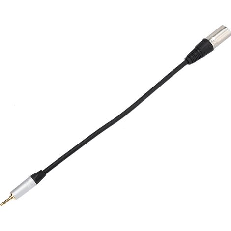 Câble adaptateur audio stéréo 3,5 mm mâle vers XLR mâle (1/5)
