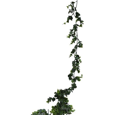 Guirlande d'eucalyptus artificiel L 150 cm en plastique (1/3)