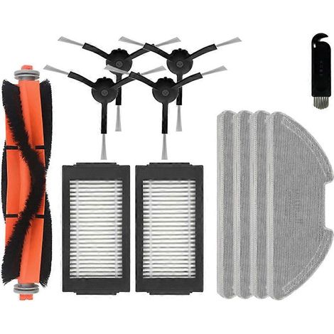 Filtre HEPA, chiffons de nettoyage, rouleau et brosse latérale pour aspirateur robot Xiaomi Mijia Robot Vacuum-Mop Pro / 2 Pro / MJSTS1 (1/5)