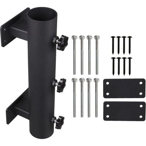 Ce support de parasol convient aux parasols d'un diamètre de 33 mm à 45 mm et est idéal pour une utilisation en extérieur et sur une terrasse. (1/5)