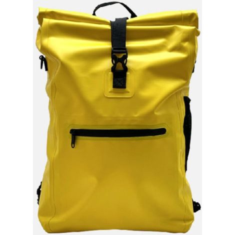Sac à dos de cyclisme 30L entièrement étanche 2 en 1, en PVC 500D pour l'extérieur – Jaune (1/5)