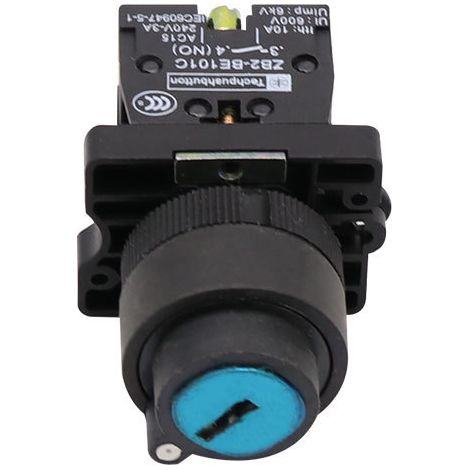 Plastic Economy Type XB2-EG21 Keyless 2-position Rotary Button Switch ZB2 with Normally Open Base (1/3)