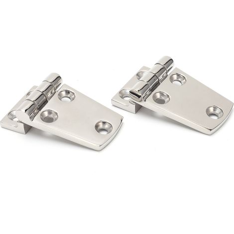 2 Charnières Marine en Acier Inoxydable, Charnières Porte Étanches pour Armoire de Bateau et Meuble (1/5)