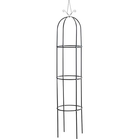 Reja para Plantas Trepadoras Romantika Negro 1 Pieza