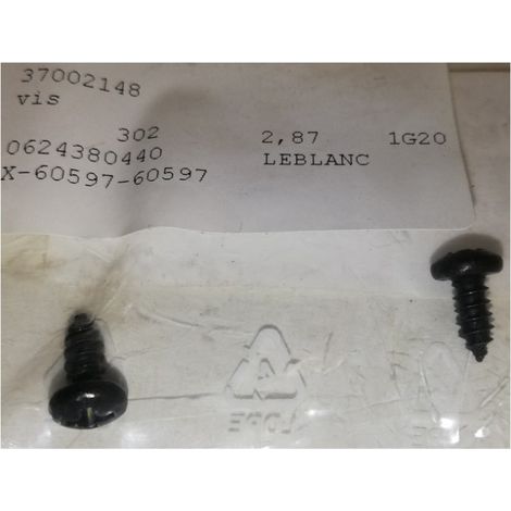 Vestel 37002148 Screw (x2) oven