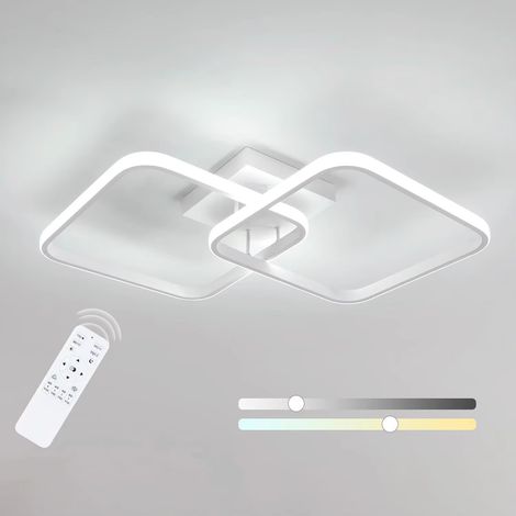 Plafonnier carré 50W – Dimmable – Télécommande – 3000-6500K – Chambre/salon