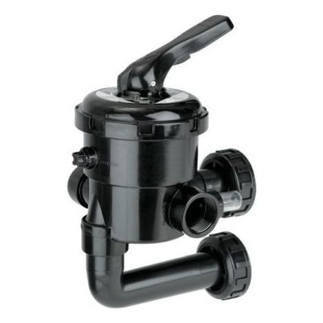 Astralpool – Vanne multivoies 2' pour filtre à sable – 6 fonctions – Nettoyage, vidange, circulation – Compatible avec Astral 2'