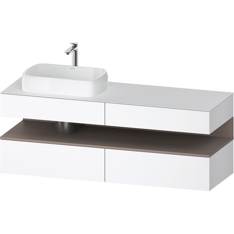 Duravit Collection One Meuble sous-vasque sur console, 2 tiroirs,