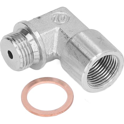 Adaptateur capteur oxygène 90° angle rallonge joint M18x1.5 filetage (1/5)