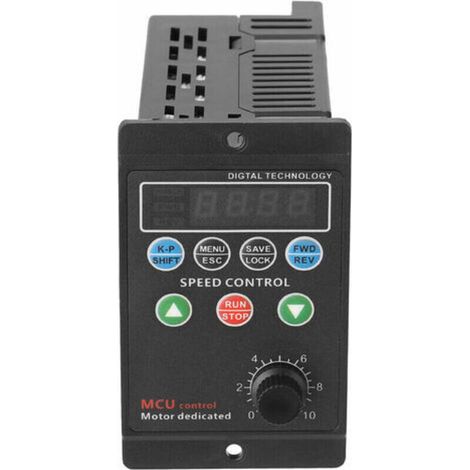 Single-phase 220V input, three-phase output motor driver frequency converter with four-digit digital tube display, multicolour (1/4)