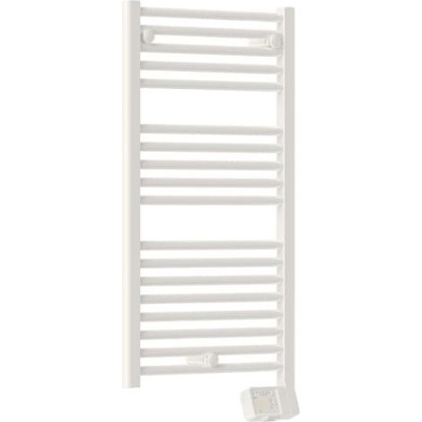Thermor – Sèche-serviette eau chaude 500W – Dimensions compactes – Boîtier digital avec programmation personnalisable – Blanc brillant (1/2)