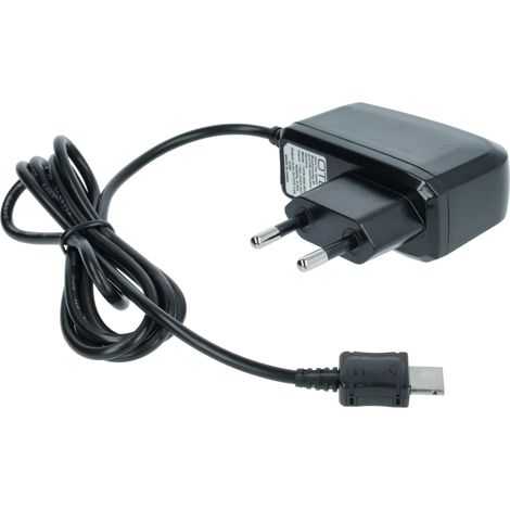 vhbw Ladegerät 110-220V kompatibel mit Samsung SGH-P920, SGH-P910, SGH-P900, SGH-S501i, SGH-i620, SGH-P310, SGH-P260, SGH-P300 Handy, Telefon (1/5)