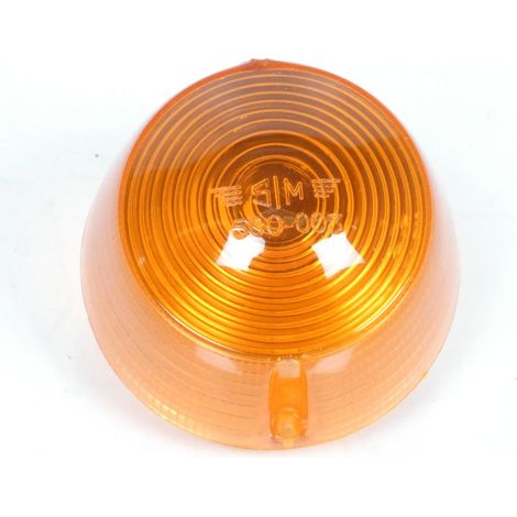 Cabochon de clignotant rond orange pour mobike mbk 50 51 sim (1/4)
