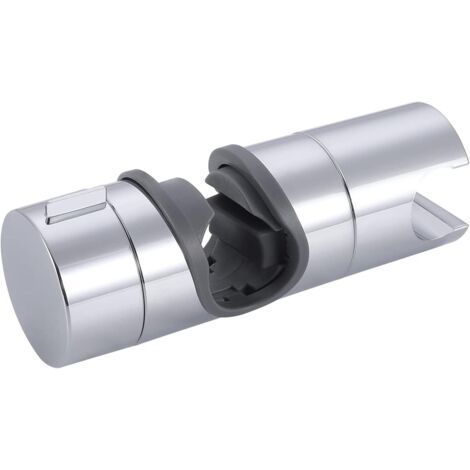 Support Douche à Main Remplaçable. Support Pommeau de Douche 18-25MM à Diamètre Réglable Chrome (1/5)