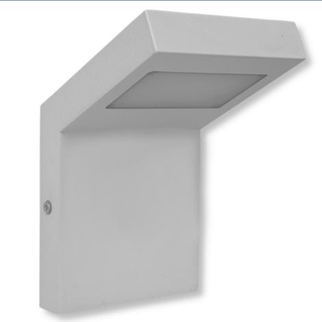TRADE SHOP - Lampada Applique Led Da Giardino 10w Ip54 Lampione Bollard Da Muro Luce 4000k 954wa-h160 - Bianco (1/5)