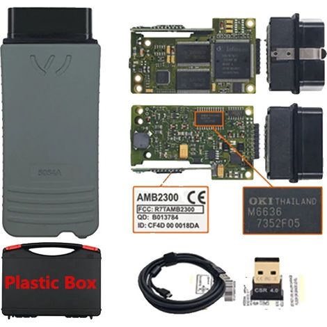 Strumento diagnostico OBD2, connessione Bluetooth, supporta i protocolli UDS, plastica 5054A (1/2)