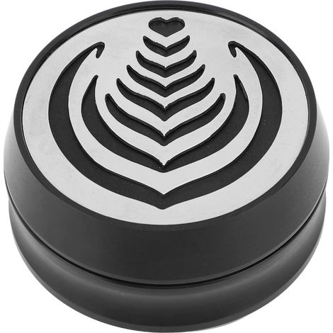 Distributeur de café 58mm Inox Réglable Hauteur Ajustable Design Évidé Noir Outil de Nivellement Professionnel pour Expresso (1/5)