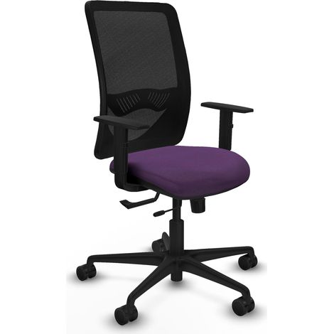 Silla piqueras y crespo Zulema negro confort espuma alta densidad (1/2)