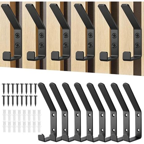 Wall Hooks, Screw On Wall Hooks, Wall Coat Hooks (1/5)
