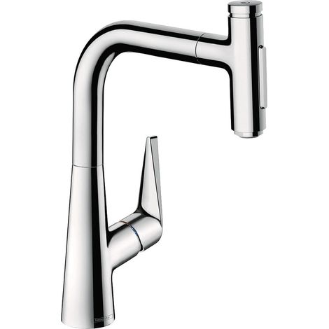 hansgrohe Talis M51 Einhebel-Küchenmischer 220, Ausziehbrause, (1/4)