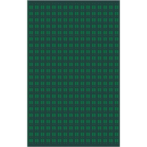 PROLOISIRS Tapis d’extérieur pour salon détente ou repas vert/graphite 240 x 150 cm