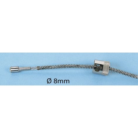 Thermocouple type J Ø 8mm, L 20mm, +400°C max à Câble ( Prix pour 1 )