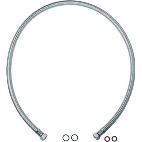 GROHE Druckschlauch 07772 für 3-Loch Einhand-Wannenkombination chrom, 07772000 (1/2)