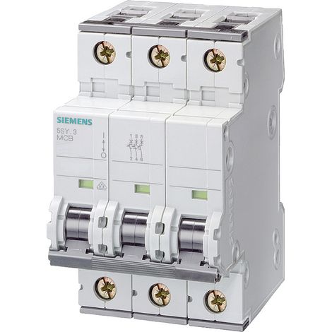 LS-SCHALTER 6KA 3P. B32 EINBAUTIEFE:70MM SIEMENS INDUS.SECTOR 5SY63326 (1/2)