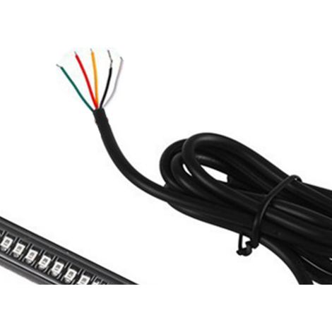 LED-Kennzeichenbeleuchtung für Motorräder, rot-gelbes Multifunktions-Rücklicht, modifizierter Blinker, 12-15V, leistungsstarke Beleuchtung zur individuellen Gestaltung (1/5)