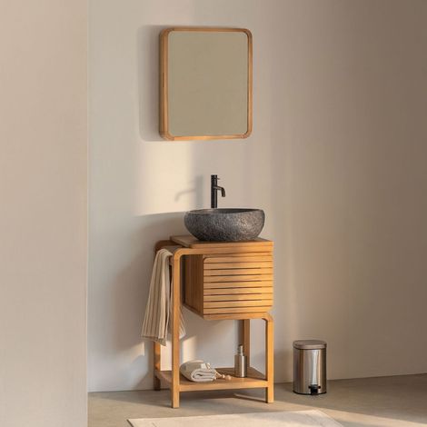 Ensemble de meuble de salle de bain en bois de teck Bradley SKLUM (1/5)