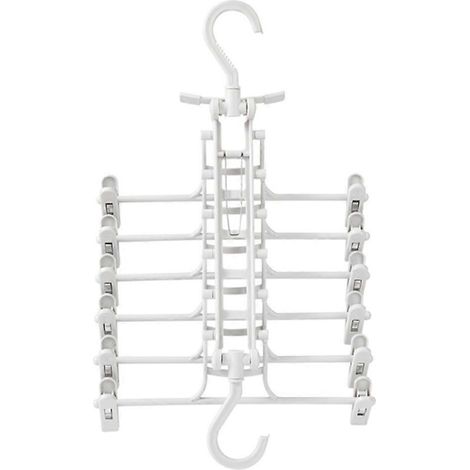 Porte-jeans multifonctionnel, cintre pliable en plastique, accessoire de voyage indispensable, lot de 1 (1/5)