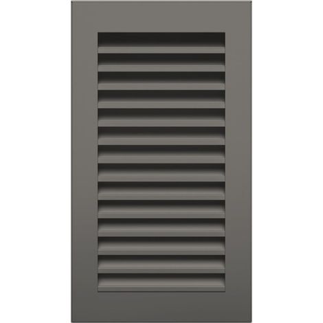 Griglia di ventilazione per camino Grafite - Hide Verticale 30x17