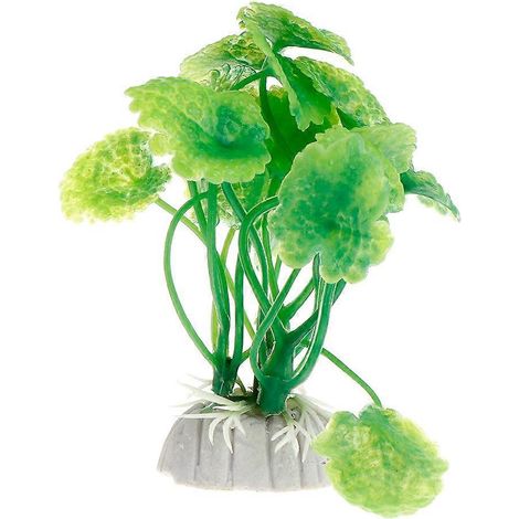 Künstliche Blätter, dekorative grüne Pflanzen, Dekoration für Schildkröten-Aquarien