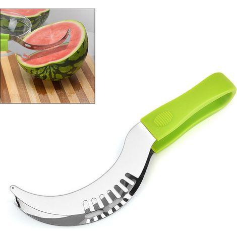 Wassermelonen- und Melonenschnitzwerkzeug mit Stahlkern zum Schneiden und Servieren (1/5)