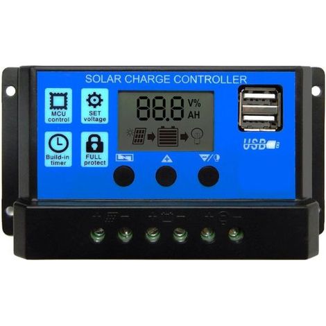 Regolatore solare con 2 usb carica EP Solar 12-24V 10A x pannelli solari (1/5)