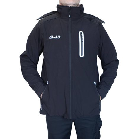 Veste softshell noire (s)- AP 7801 - CLAS Equipements (1/2)