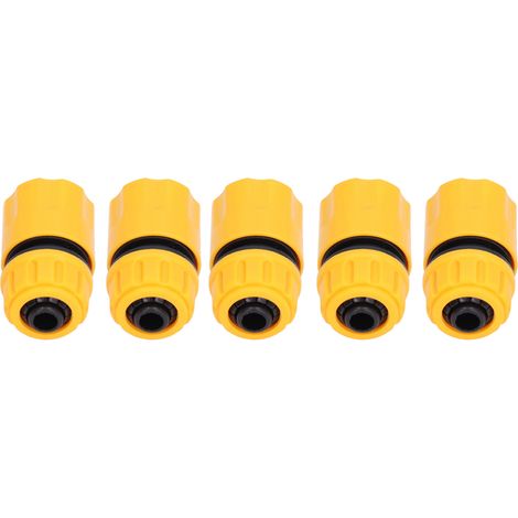 Kit de 5 raccords rapides ABS 3/4" pour tuyau d'arrosage - Connexion rapide et étanche (1/5)