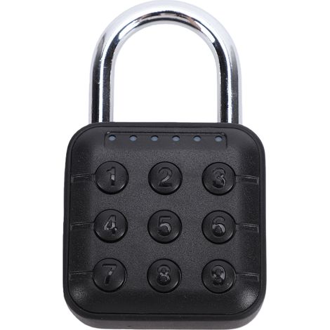Cadenas à combinaison à 6 chiffres pour casier, étanche, intelligent, pour casiers scolaires, gymnases, portails, clôtures et unités de rangement (1/5)
