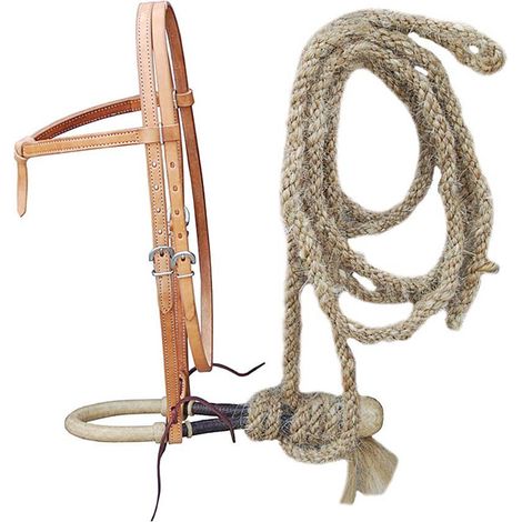 Ensemble de piscine Bosal avec tête de lit en cuir et bosal  più  mecate de crin de cheval